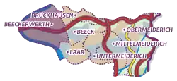 Karte von Beeckerwerth