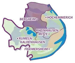 Karte von Bergheim