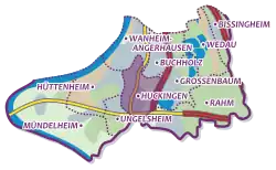 Karte von Huckingen