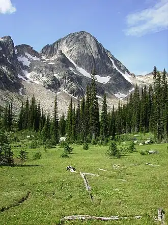 Dunn Peak, der höchste Gipfel im Dunn-Peak-Massiv