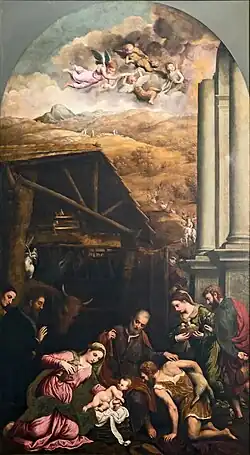 Paris Bordone: Anbetung der Hirten