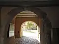 Eingang zur Kirchenburg in Willanzheim