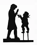 Tieck und Dannecker (Scherenschnitt von Duttenhofer[15])