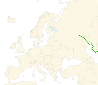 Verlaufskarte der E121
