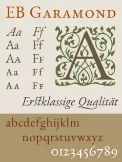 EB Garamond (Open Source, 2011)