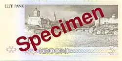 5 Kronen Rückseite