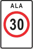 Geschwindigkeitsbegrenzungszone