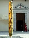 Benediktsäule in Velletri/Italien