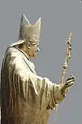 Papst-Benedikt-Denkmal für den bayerischen Wallfahrtsort Altötting