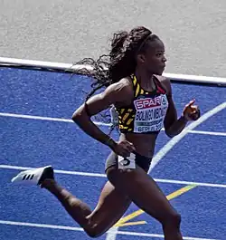 Cynthia Bolingo Mbongo Rang sechs in 23,45&nbsp;s