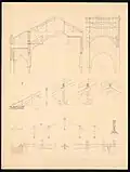 Konstruktionsdetails der Eisenverbindungen