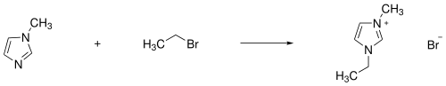 Synthese von EMIM Br