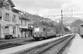 Be 2/4 201 im Bahnhof Balsthal (1980)