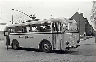 MPE1 O-Bus in Eberswalde 1940