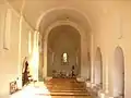 Kirchenschiff, Chor und Apsis