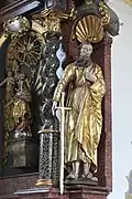 Apostel Paulus am nördlichen Seitenaltar