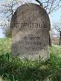Denkmal an die Hexenverbrennung von 1563