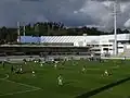 Ecke Haupttribüne und Hintertortribüne