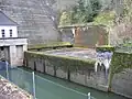 Tosbecken der Hochwasserentlastungsanlage