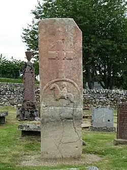 Cross Slab in Edderton, Eastern Ross, Schottland