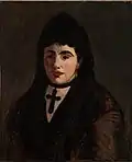 Édouard Manet: Spanierin mit schwarzem Kreuz