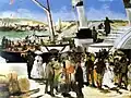 Édouard Manet: Die Abfahrt des Dampfers nach Folkestone, Philadelphia Museum of Art