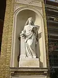 Allegorie „Die Wissenschaft“ am Mittelbau der Neuen Orangerie