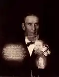Geisterfotografie von Edward Wyllie, um 1897.