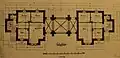 Edwin Oppler: Schloss Halberg, Grundriss des Torbaues (Staatsarchiv Hannover, Nachlass Oppler)