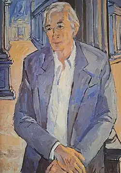 Egon Arno Bräunlich, 1987. Ölgemälde von Ulrich Christoph Eipper