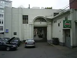 Die Ruine der Westfassade Autowerkstatt 2006