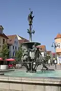 Großer Marktplatzbrunnen in Ehingen
