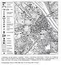 Lage der Amphorendepots am Dimesser Ort und am Hopfengarten im römischen Mainz