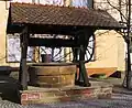 Historischer Ziehbrunnen (erb. 1700), Wahrzeichen von Eichelberg