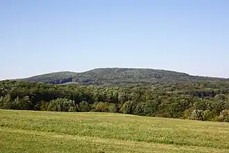 Blick von der Eichwiese in Kalksburg auf den Kaltbründlberg