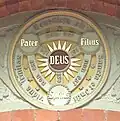 Relief über dem Portal der St.-Josefs-Kirche in Einbeck, 1895