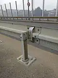 Einfache Schutzplanke