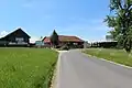 Einfahrt in den Ort Pesendorf