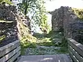 Historischer Burgzugang, Lama