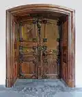 Portal zum ehemaligen Kantonsgericht in St. Gallen, wo 1862 unter Aeplis Präsidium das Bundesgericht tagte