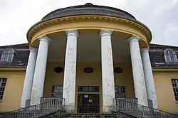 Eingang Heeressportschule Wünsdorf (2017)