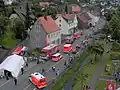 Verschiedene Einsatzfahrzeuge der Feuerwehr und des Rettungsdienstes