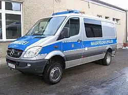 Einsatzwagen der Wasserschutzpolizei Berlin