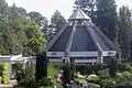 Einsegnungshalle auf dem Friedhof St. Arnual