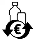Pfandsymbol für Einweggebinde in Österreich