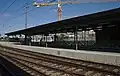 Bahnsteig 4b nach den Umbauarbeiten.