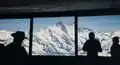 Blick auf das Schreck­horn von der Tunnel­station Eismeer aus