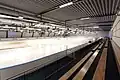Innenansicht der Eissporthalle