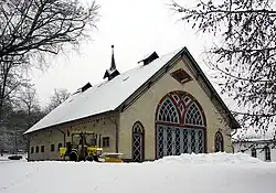 Eiszeit-Haus im Winter 2012