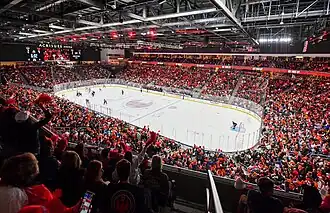 Spiel der Finalserie des Calder-Cups 2023 zwischen den Coachella Valley Firebirds und den Hershey Bears